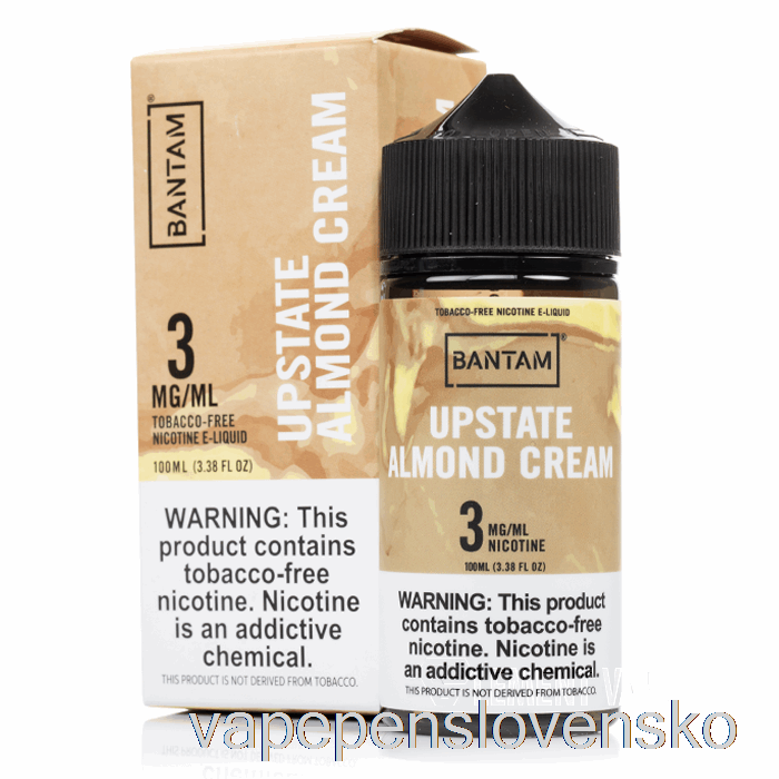 Upstate Mandľový Krém - Bantamový Vape - 100ml 0mg Vape Shop Bratislava